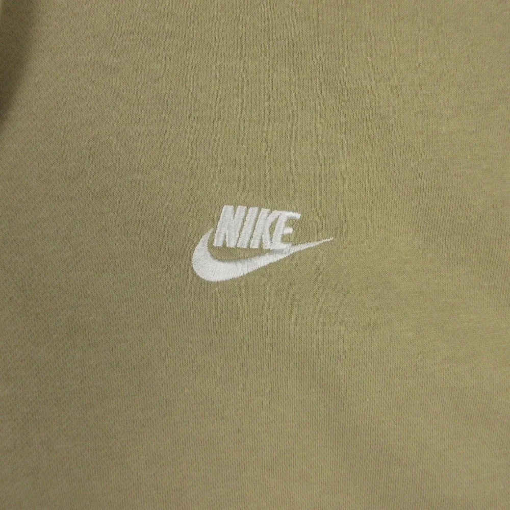 Nike Sweater Mens 2XL Beige Sportswear Club Fleece Pullover Hoodie Sweatshirt‎